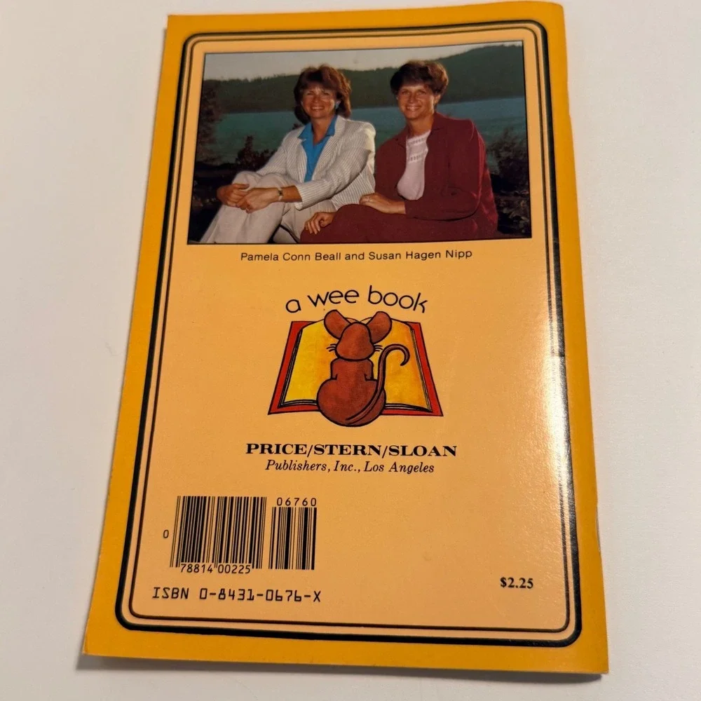 Wee Sing Childrens Songs and Fingerplays Book Yellow Vintage Educational Music